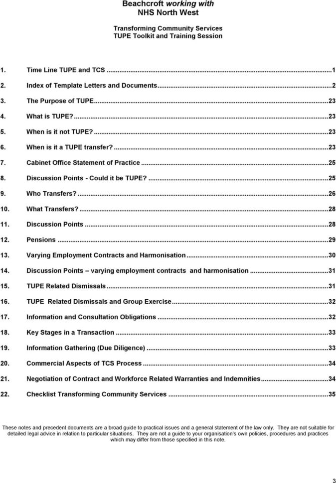 Tupe Due Diligence Spreadsheet Intended For Beachcroft Working With Nhs North West. Transforming Community
