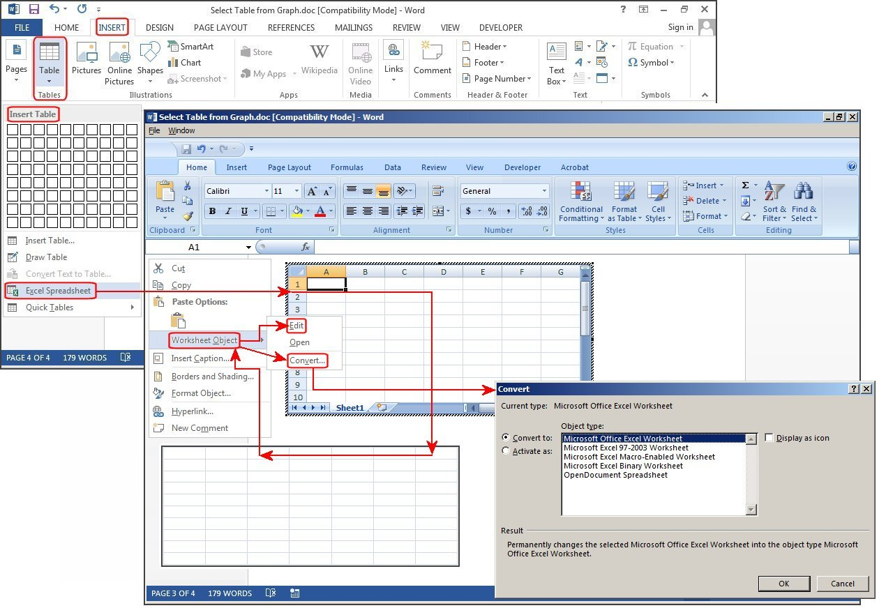 Turn An Excel Spreadsheet Into A Program With How To Create Tables In Microsoft Word  Pcworld