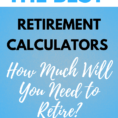 Ultimate Retirement Calculator Life Spreadsheet With Regard To The Best Retirement Calculators Online  Pt Money