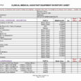 Uniform Inventory Spreadsheet Throughout Restaurant Inventory Spreadsheet Kitchen Equipment Free Xls Invoice