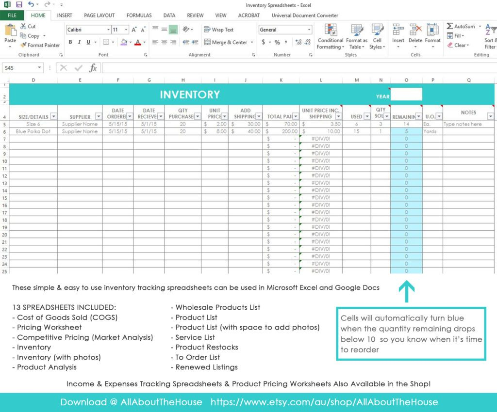 Using Google Documents Spreadsheets For Inventory Tracking Throughout Inventory Tracking Spreadsheet My Simple And Easy Method For Product