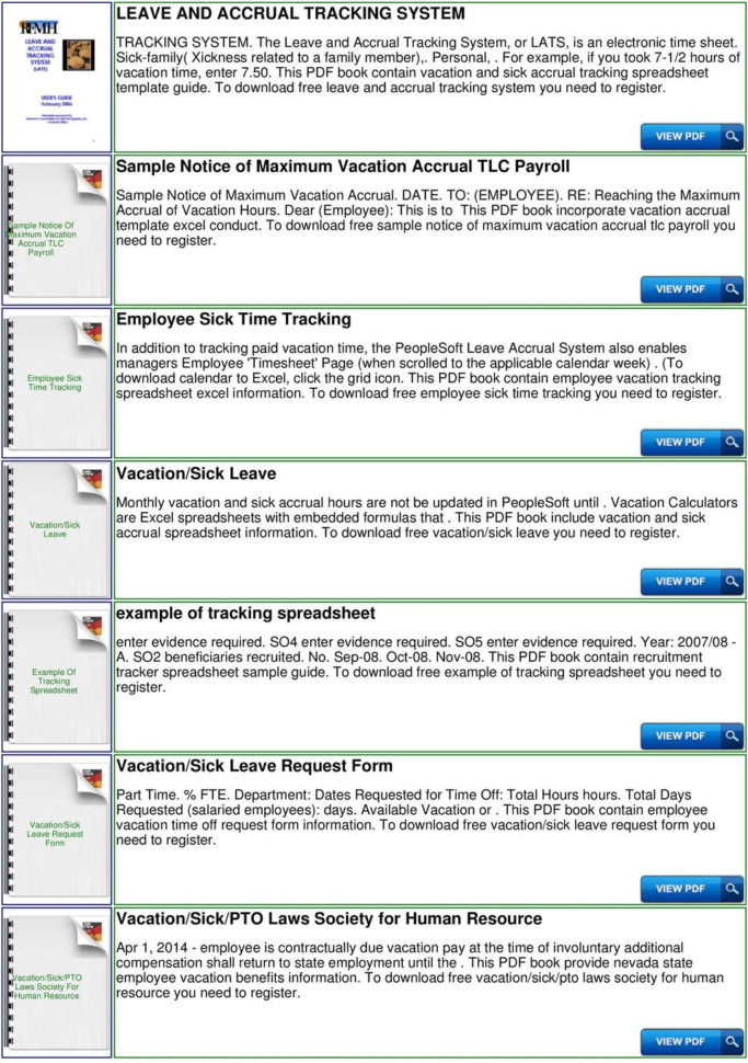 Vacation Calculation Spreadsheet With Regard To Vacation And Sick Accrual Tracking Spreadsheet Template Pdf Vacation Calculation Spreadsheet With Regard To Vacation And Sick Accrual Tracking Spreadsheet Template Pdf
