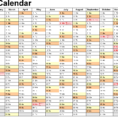 Vacation Spreadsheet Template 2018 For 2018 Calendar  Download 17 Free Printable Excel Templates .xlsx