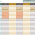Vacation Spreadsheet Template 2018 In Work Scheduling Template Excel Free With Daily Planner Plus Employee