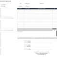 Vat Reconciliation Spreadsheet In Vendor Monthly Service Invoice Form Non Vat Template Sample Document