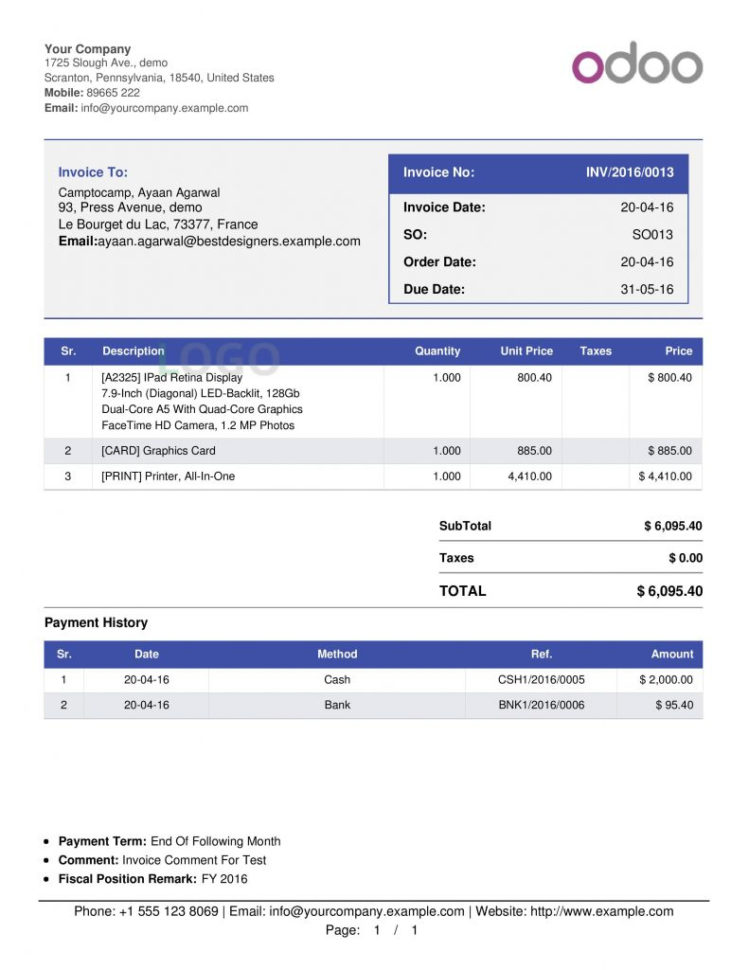 free consulting invoice template word
