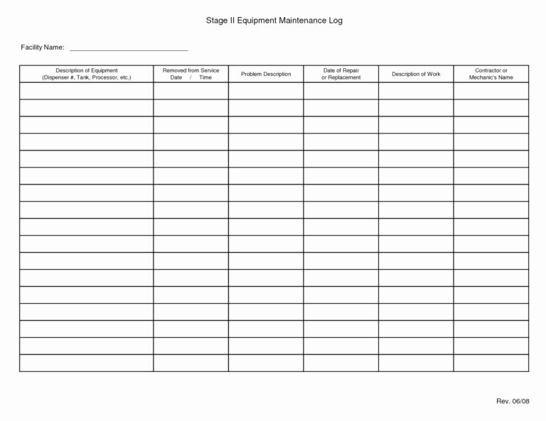 Vehicle Maintenance Spreadsheet in Vehicle Maintenance Log Book ...