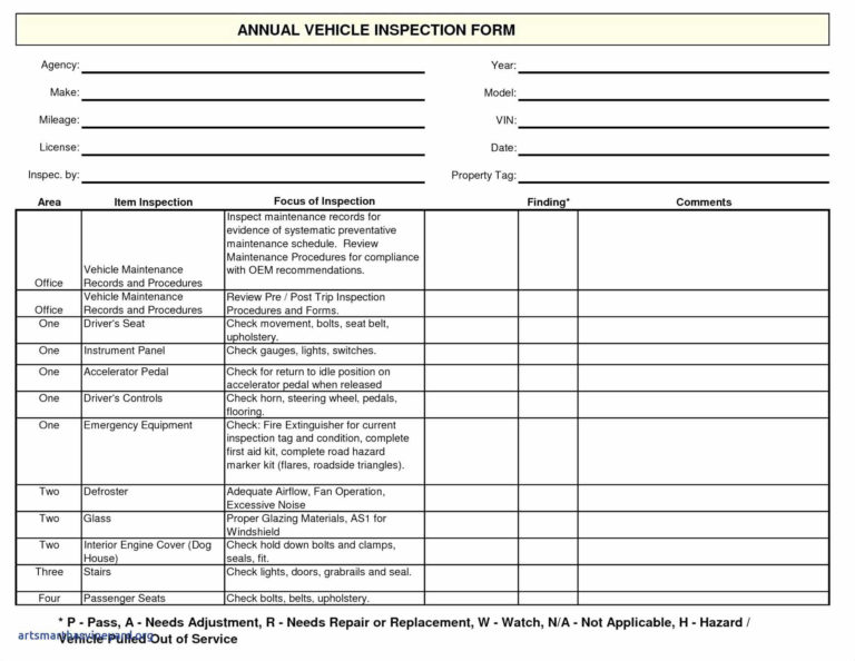 Vehicle Maintenance Tracking Spreadsheet — db-excel.com