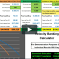 Velocity Banking Spreadsheet Template Intended For Velocity Banking Calculator Demo On Vimeo