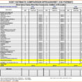 Vendor Comparison Spreadsheet Template In Vendor Comparison Spreadsheet Template Nice Excel Spreadsheet