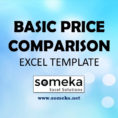 Vendor Comparison Spreadsheet Template Intended For Basic Price Comparison Template For Excel  Free Download