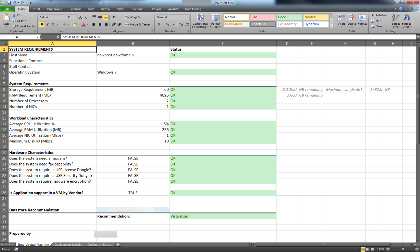 Vmware Capacity Planning Spreadsheet — db-excel.com