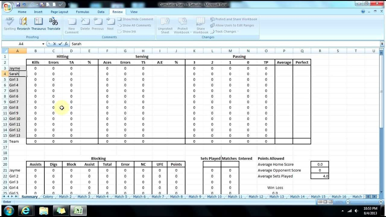 Volleyball Statistics Excel Spreadsheet Regarding Statistics Excel Spreadsheet Baseball Stats Template Awesome
