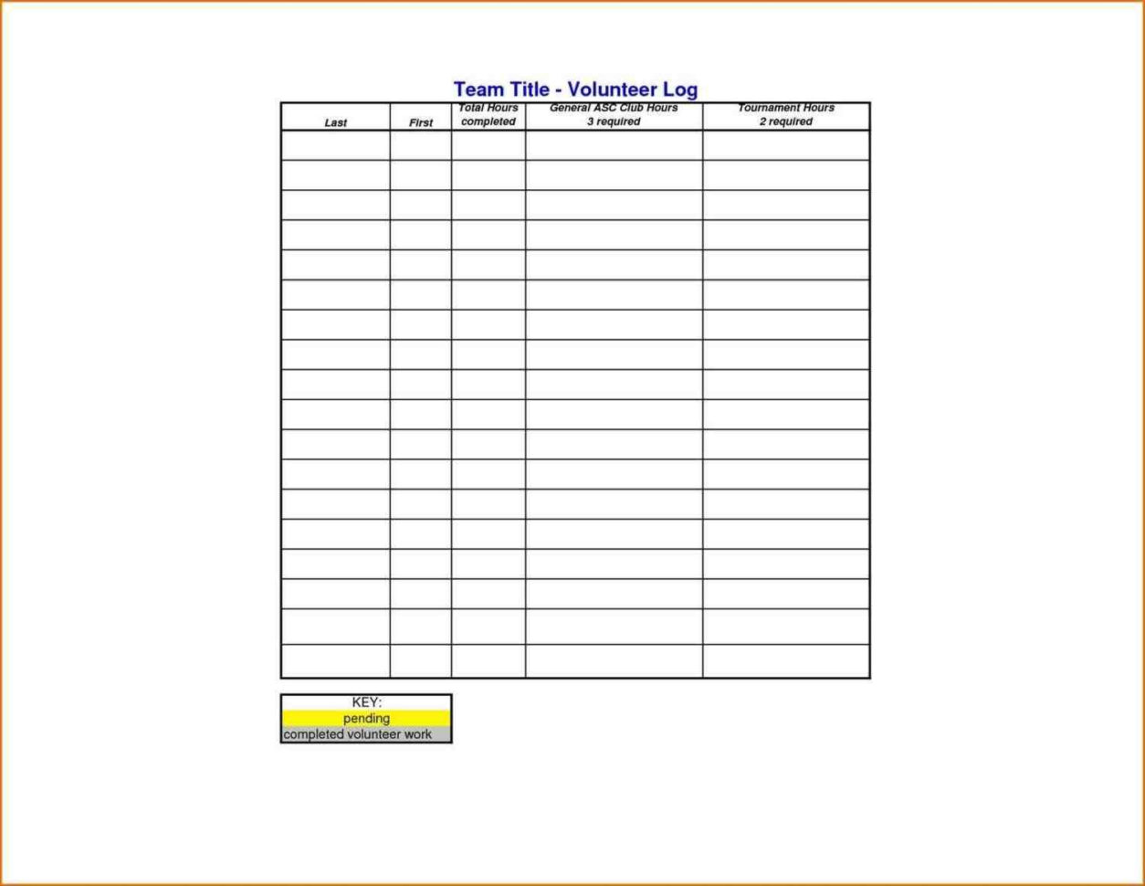 Volunteer Hour Tracking Spreadsheet Throughout Community Service Spreadsheet  Emergentreport