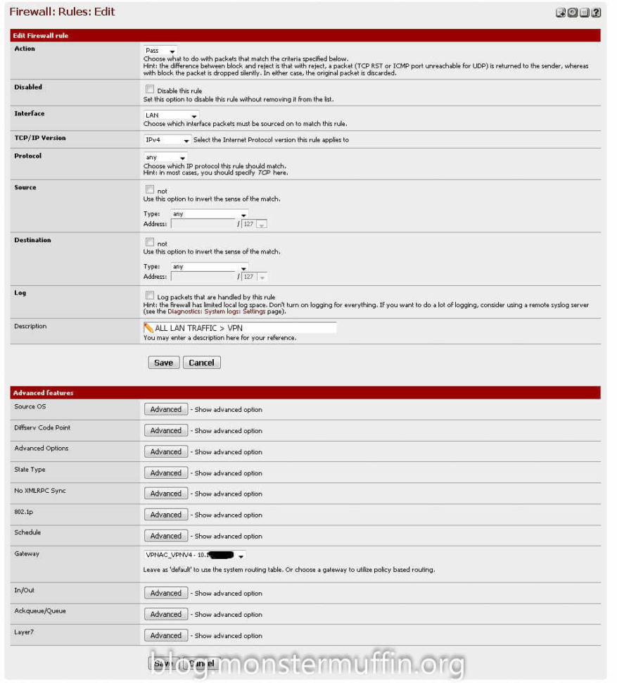 Vpn Spreadsheet Pertaining To Tunneling Specific Traffic Over A Vpn With Pfsense  Muffin's Lab