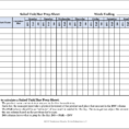 Waitress Tip Spreadsheet With Regard To 25 Images Of Hourly Check Sheet Template  Bfegy