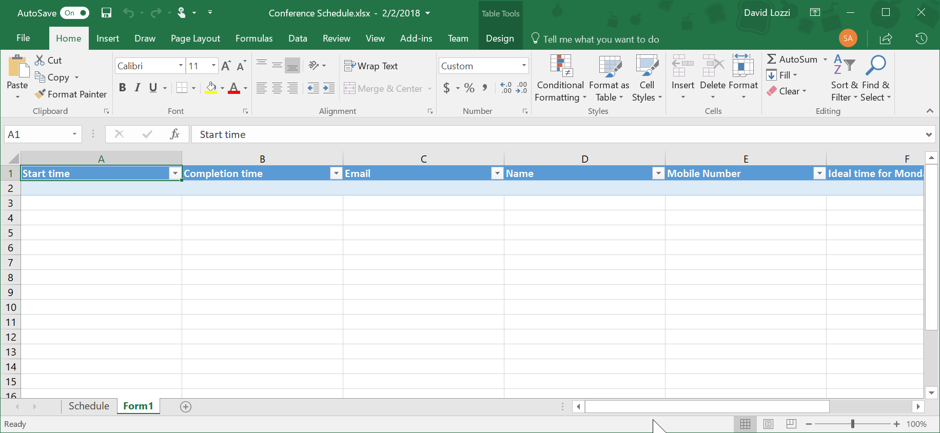 Web Form To Populate Excel Spreadsheet In Use Microsoft Forms To Collect Data Right Into Your Excel File