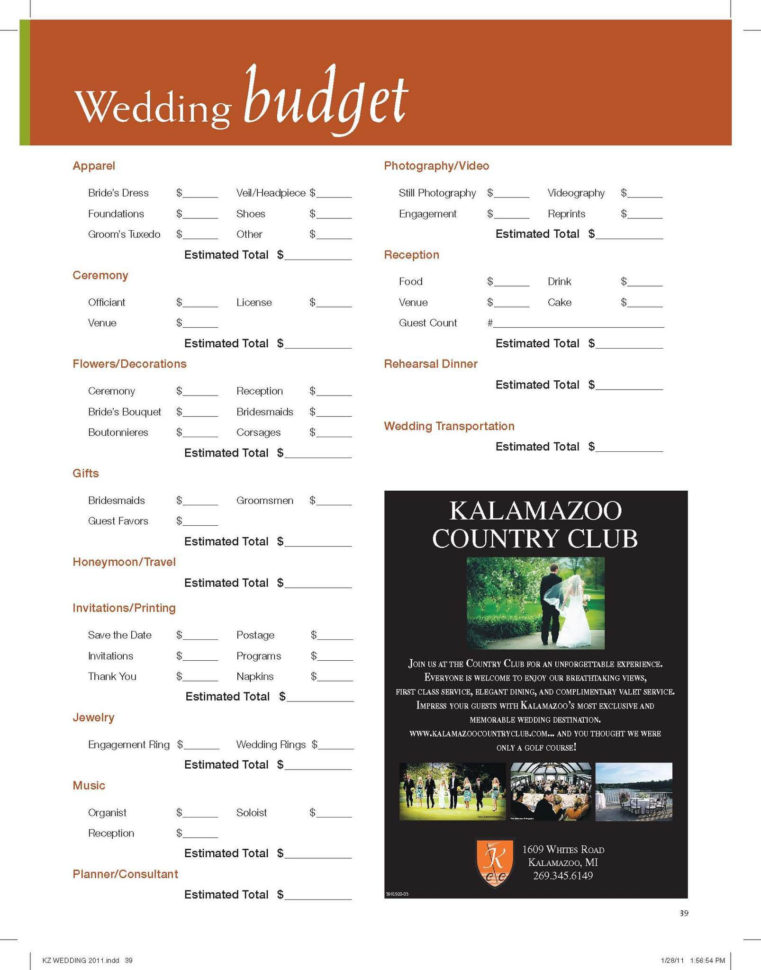 Wedding Budget Breakdown Spreadsheet For Use Our 'wedding Budget' Worksheet To Assist You In Planning For Wedding Budget Breakdown Spreadsheet For Use Our 'wedding Budget' Worksheet To Assist You In Planning For
