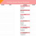Wedding Budget Spreadsheet The Knot Within Printable Weddingudget Planner Worksheet Free Excel The Knot