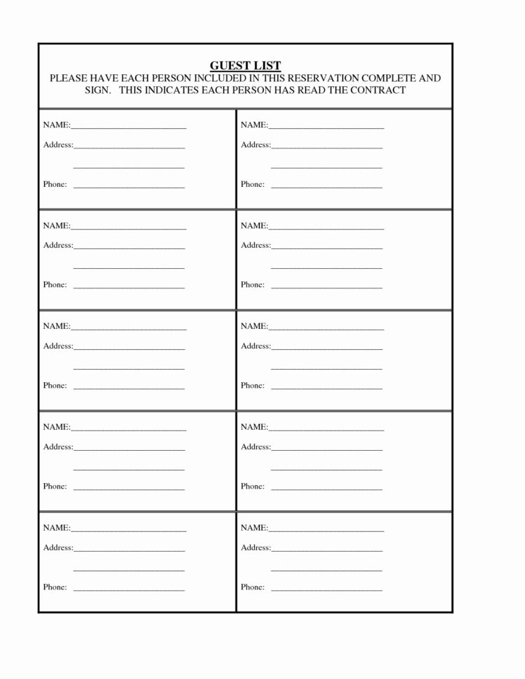 Wedding Guest List Spreadsheet Intended For Guest List Template Excel Unique 68 Best Wedding Guest List