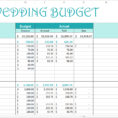 Wedding Spreadsheet For Spending Spreadsheet As Wedding Budget Spreadsheet How To Create An