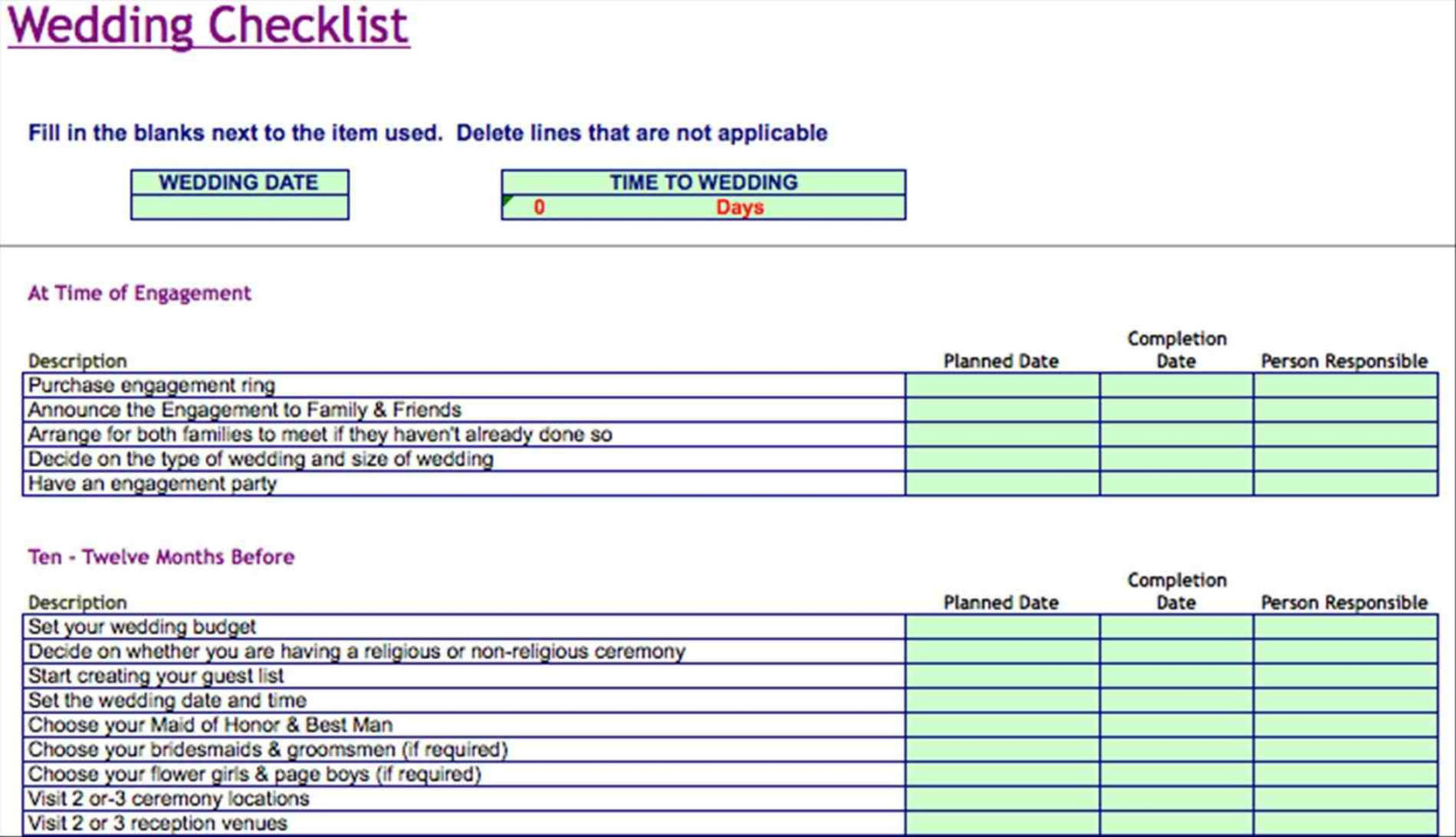 Wedding To Do List Spreadsheet Regarding Template Format Example Do Wedding To Do List Spreadsheet List