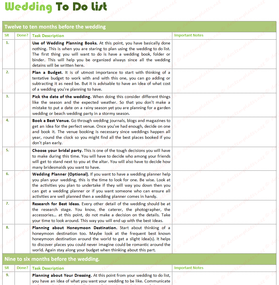 Wedding To Do List Spreadsheet With Ultimate Wedding To Do List For Wedding Planning