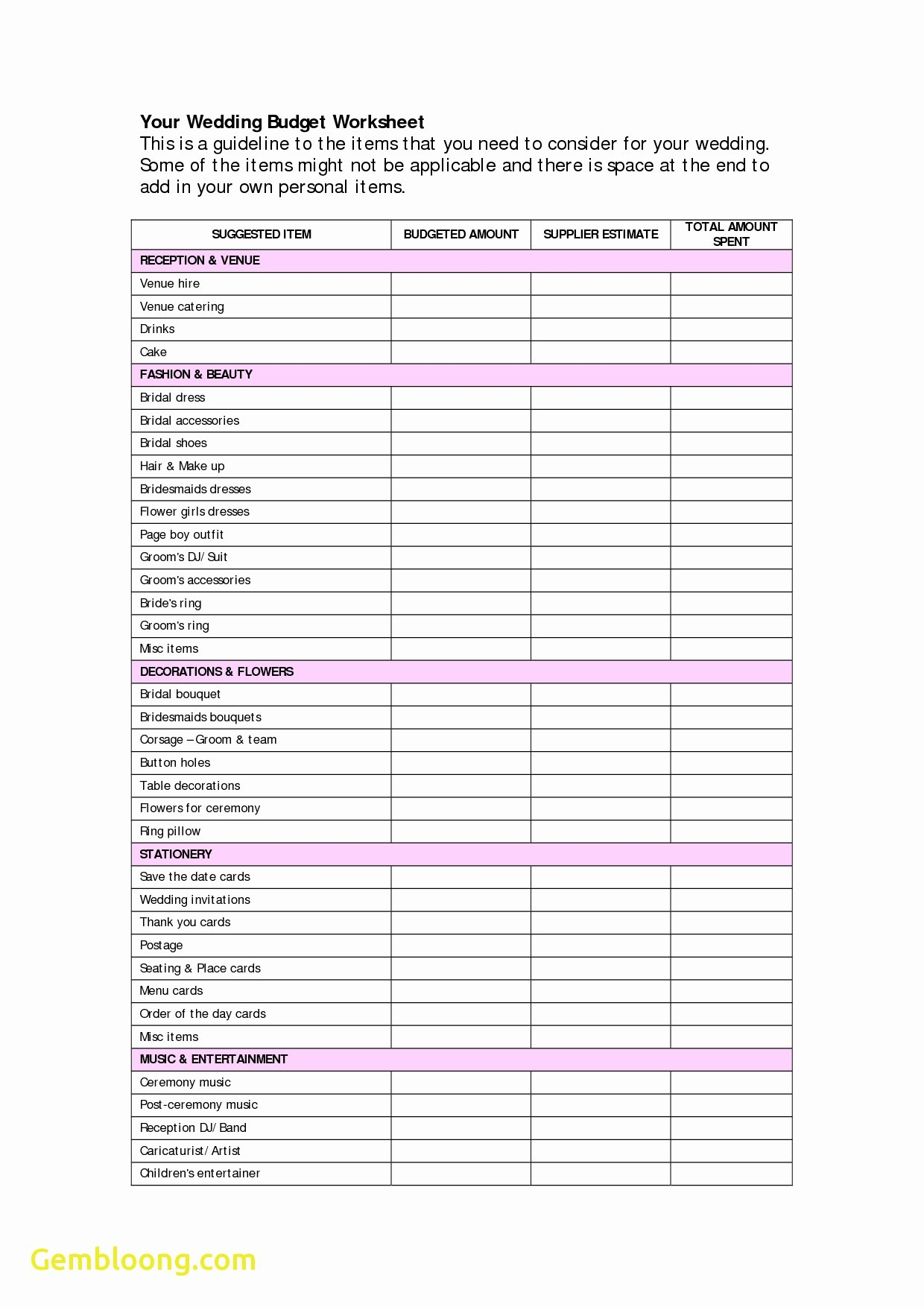 wedding vendor comparison spreadsheet inside 016 wedding