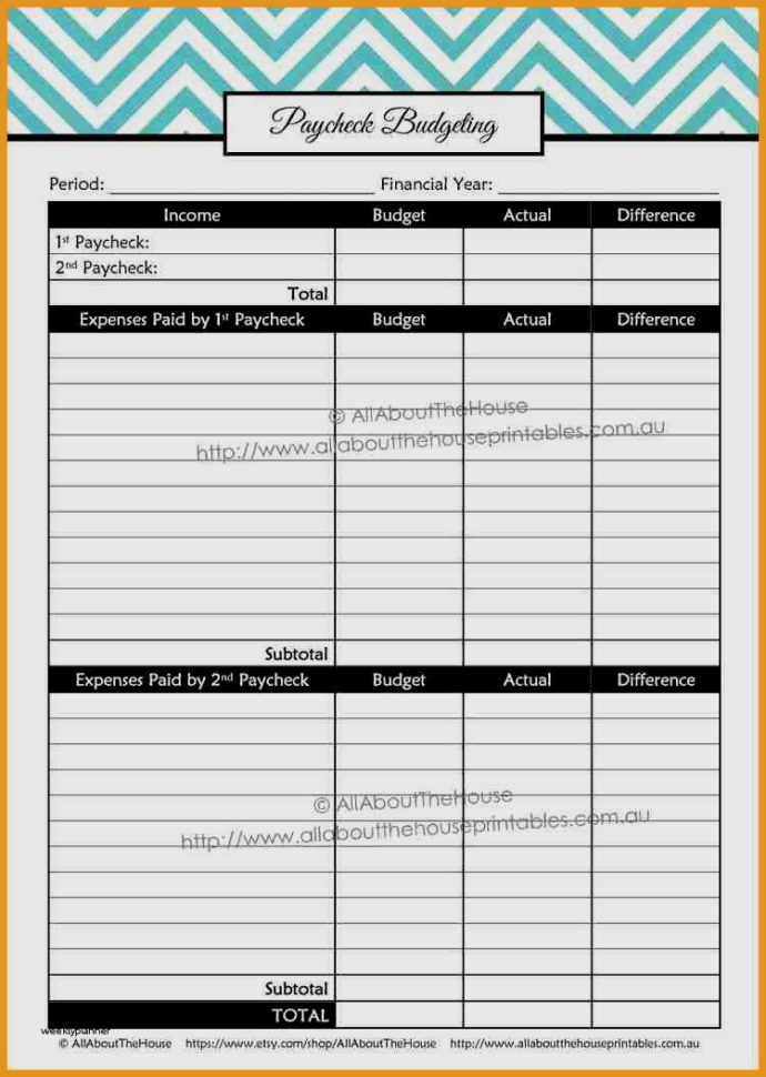 Weekly Budget Spreadsheet Regarding Weekly Budgeting Worksheets Bi Budget Template Awesome Bud Of Simple