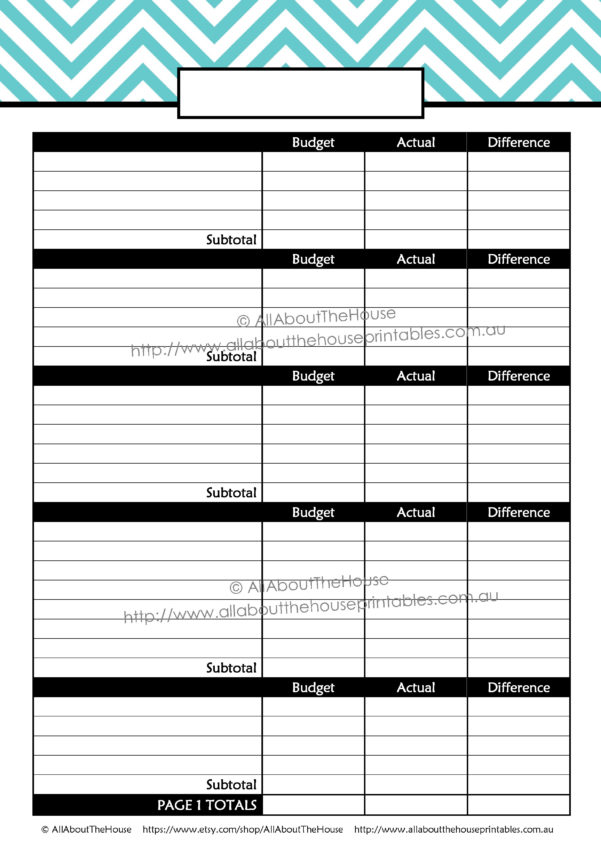 weekly paycheck budget spreadsheet