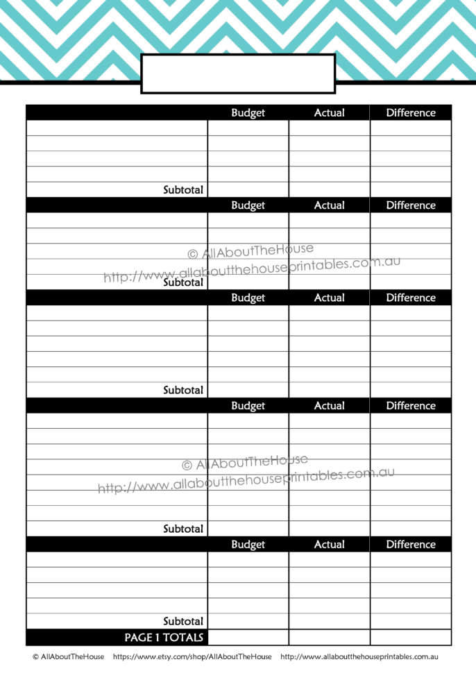 weekly paycheck budget spreadsheet regarding free printable budget