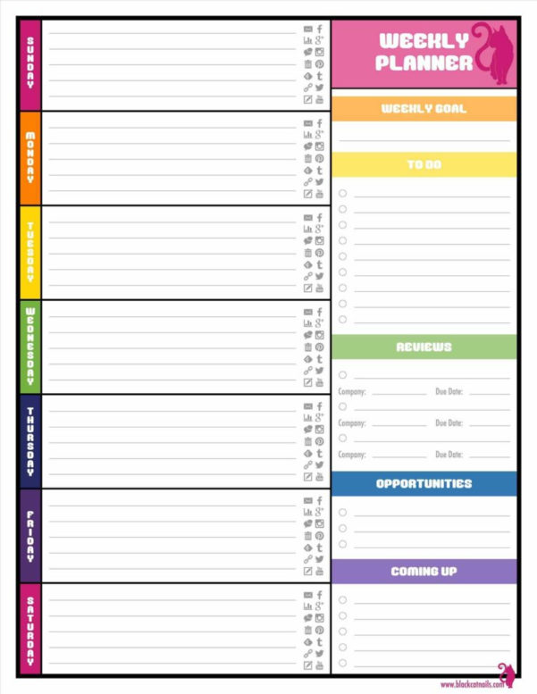 Weekly Schedule Spreadsheet in Scheduling Templates Excel And Free Work ...