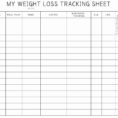 Weight Loss Tracker Spreadsheet Inside Weight Loss Tracker Spreadsheet Also Free Weight Loss Tracker