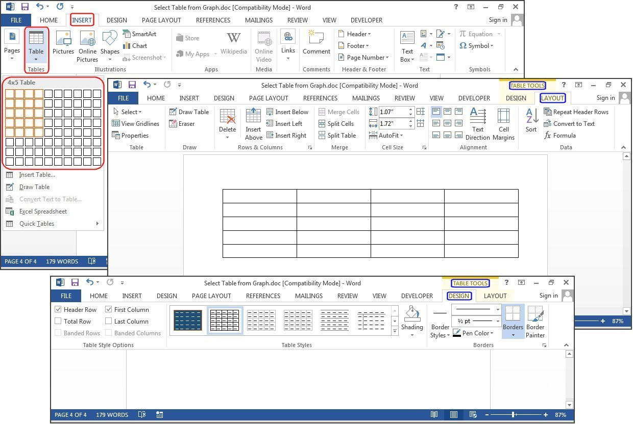 What Are Spreadsheets Databases And Word Processing Programs With How To Create Tables In Microsoft Word  Pcworld