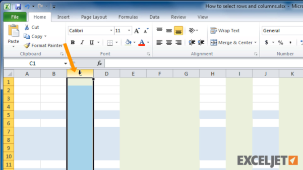 select-entire-column-in-excel-for-mac-poosing