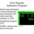 What Was The First Spreadsheet Program For Introduction To Computer Science  Ppt Download