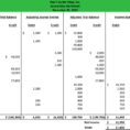 What's A Spreadsheet Intended For Accounting Worksheet  Format  Example  Explanation