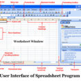 Which One Is An Example Of Spreadsheet Software In Spreadsheet, Its Basic Features And User Interface