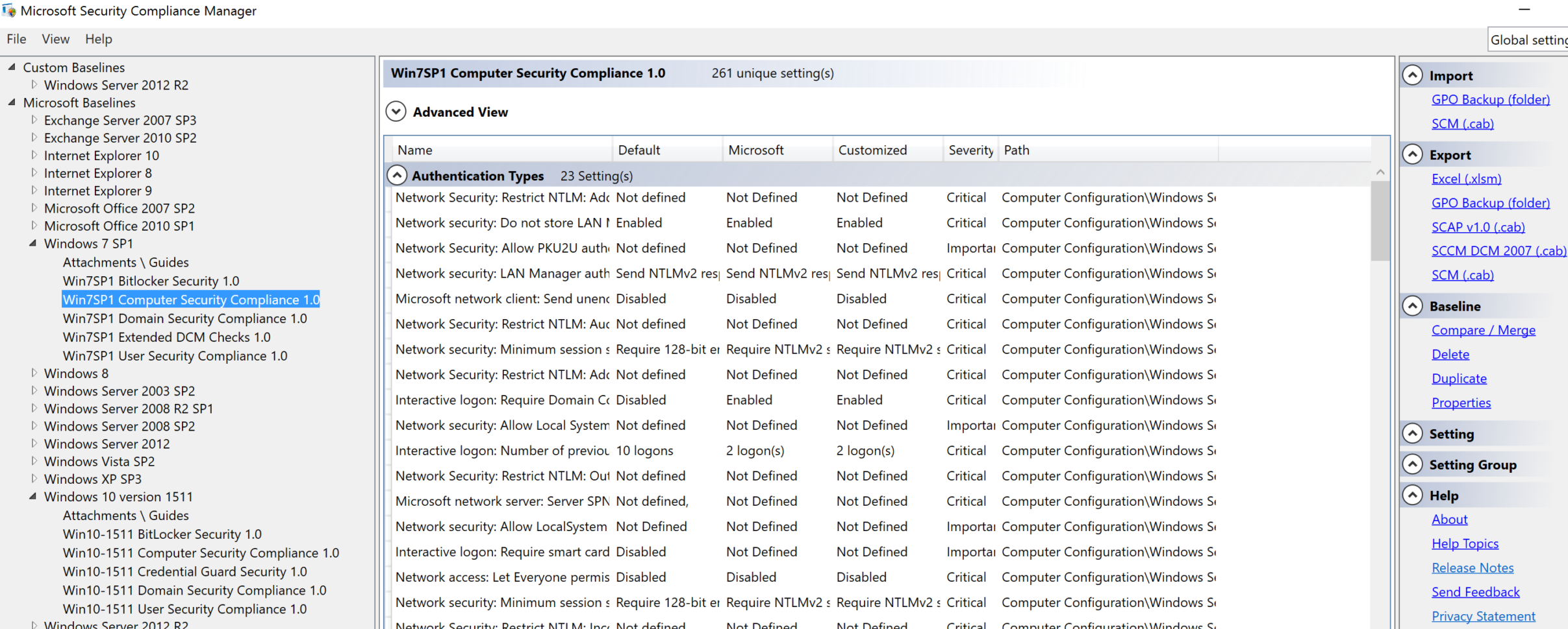 Windows 10 Group Policy Settings Spreadsheet With Securing Windows Workstations: Developing A Secure Baseline – Active