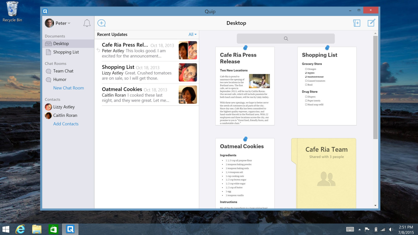 Windows Spreadsheet App Within Quip Takes On Microsoft Office With Desktop Apps For Windows, Mac