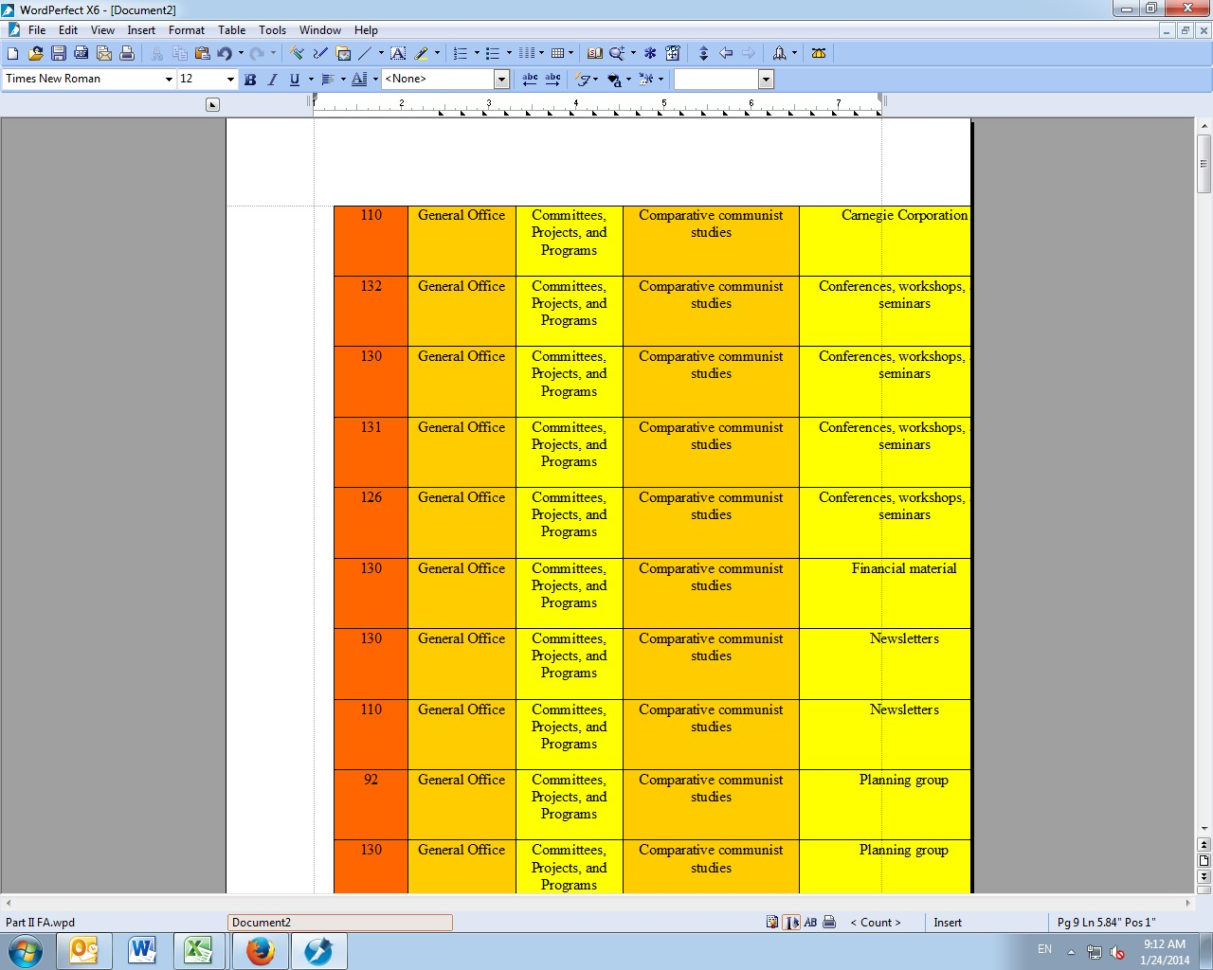 Wordperfect Spreadsheet Throughout Converting Spreadsheets To Word Documents: A Walkthrough