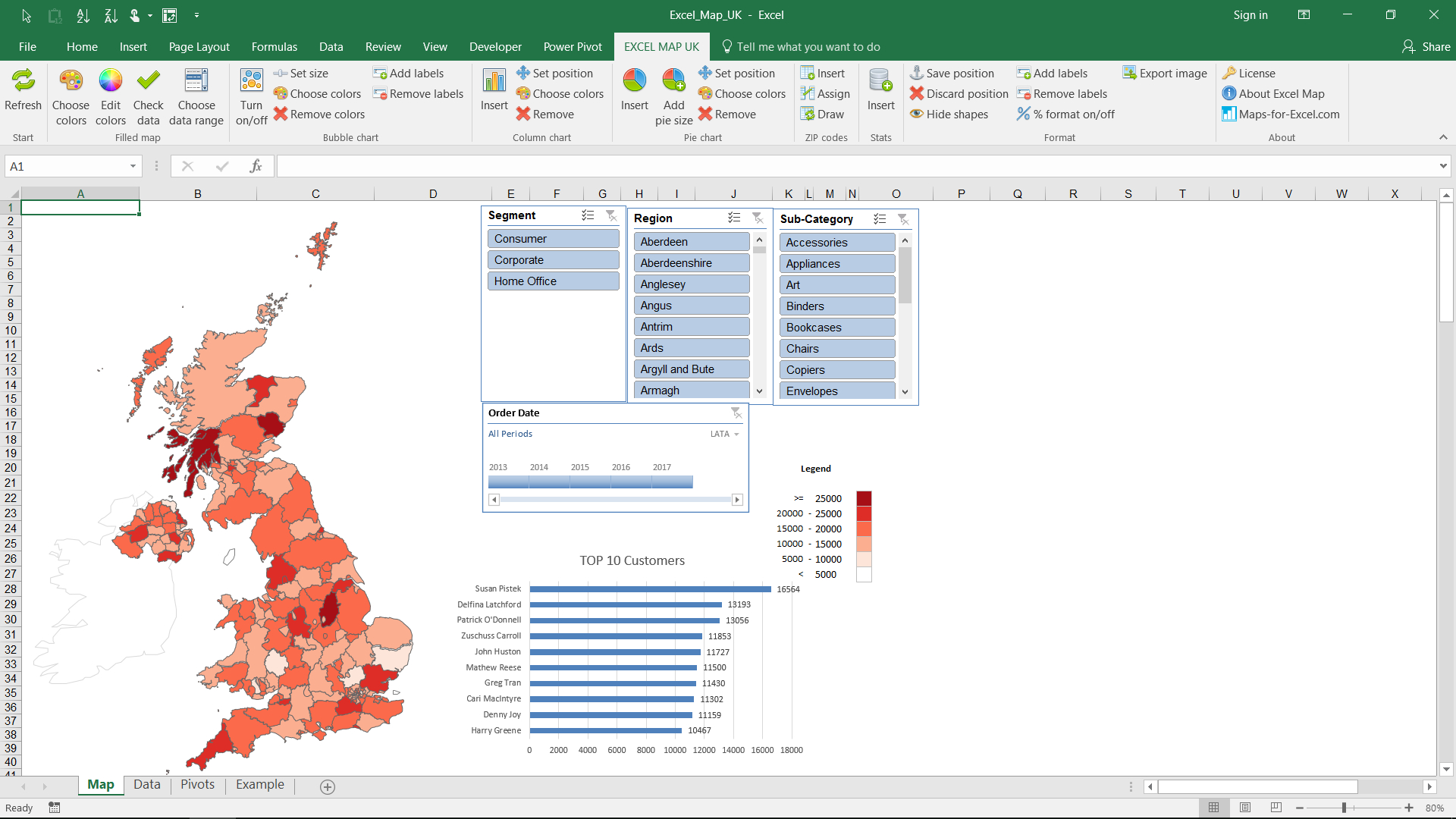 Work From Home Creating Spreadsheets Uk In How To Create An Interactive Excel Dashboard With Slicers? – Example
