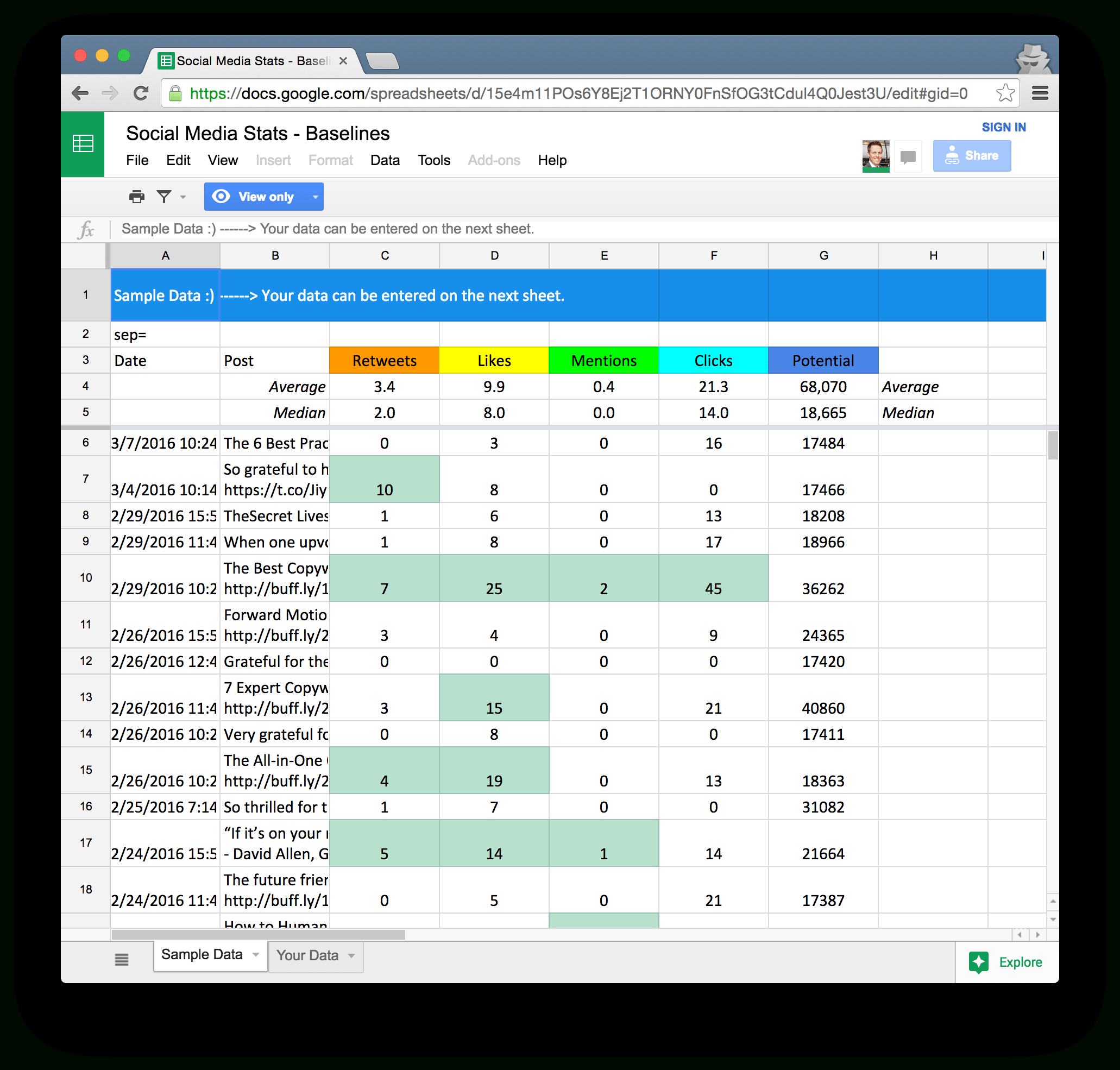 Work Order Tracking Spreadsheet —