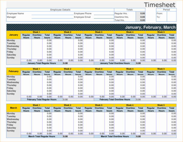 Labour Wages Sheet Format In Excel