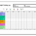 Workout Spreadsheet For Safety Training Tracker Excel Template Employee Free 2010