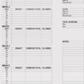 Workout Spreadsheet In 12+ Blank Workout Log Sheet Templates To Track Your Progress