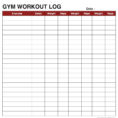 Workout Template Spreadsheet Regarding Workout Log Sheet Template  Rent.interpretomics.co