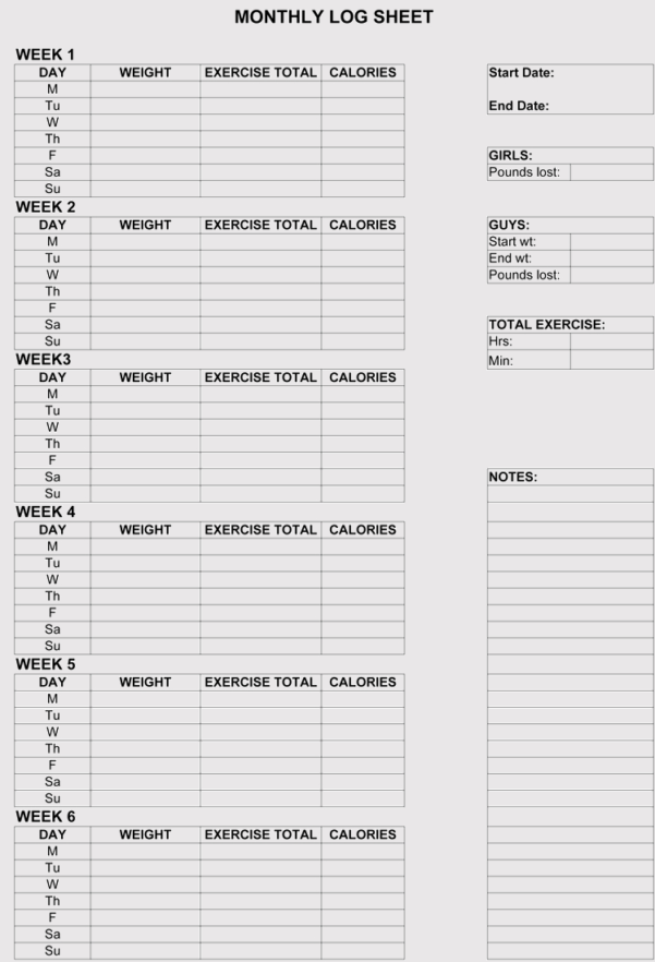 Workout Template Spreadsheet — db-excel.com