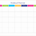 Workout Tracker Spreadsheet Intended For Workout Log Template Excel New Workout Template Spreadsheet