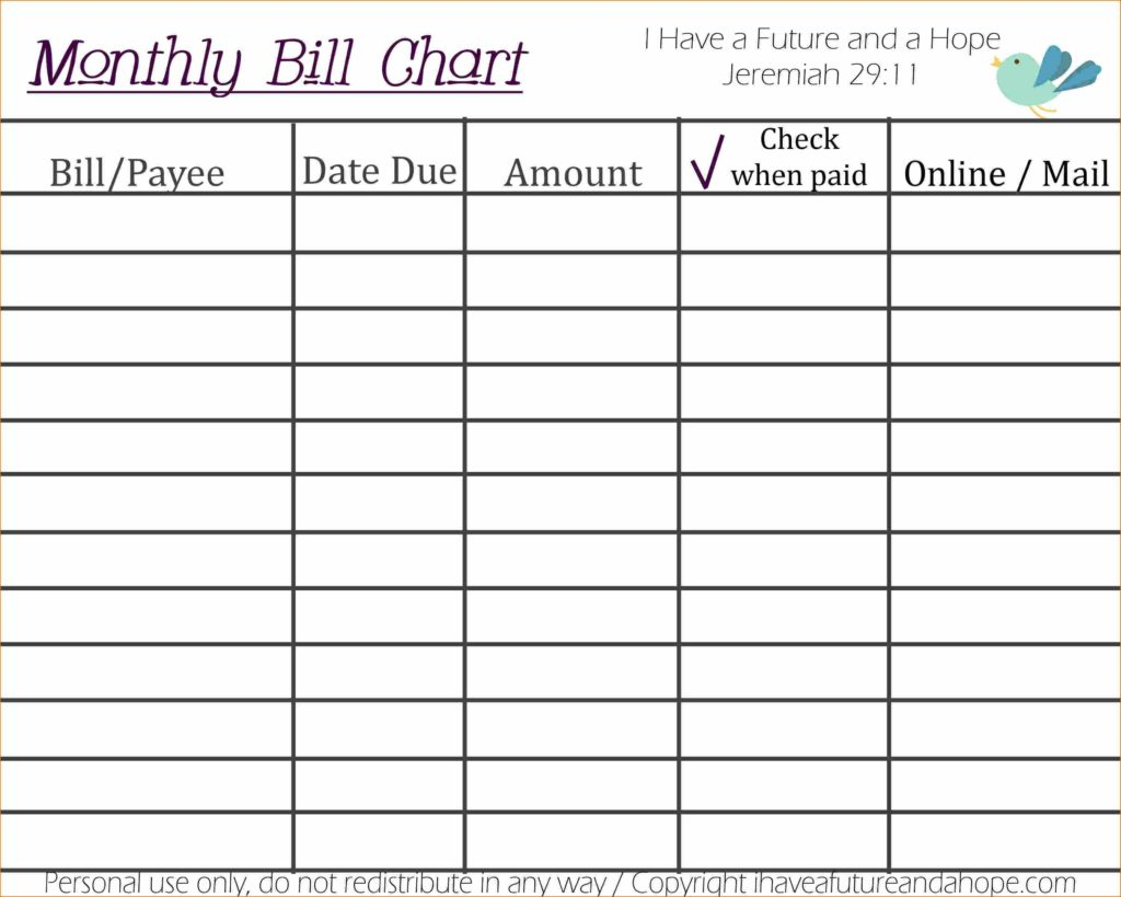 Yearly Bills Spreadsheet Throughout Monthly Bills Spreadsheet Template Excel Business Budget And Yearly